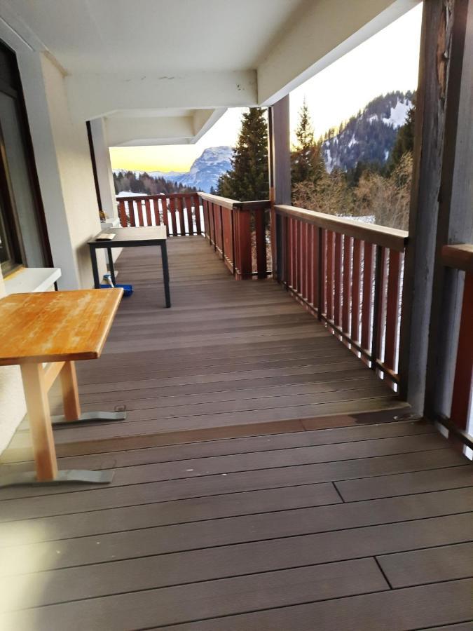 Les Terrasses Du Mont Blanc Apartamento Le Praz de Lys Exterior foto
